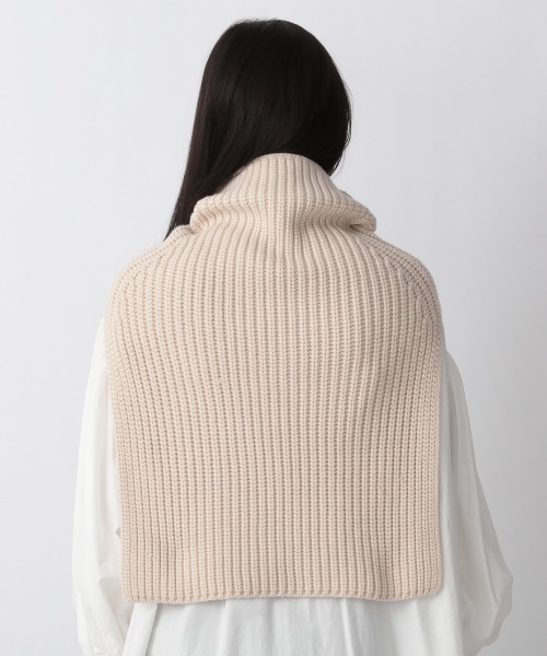 LOWRYS FARM（ローリーズファーム）の「ベストフウスヌード　959745（ネックウォーマー/スヌード・レディース・ブラック/アイボリー・FREE）」の8枚目の写真