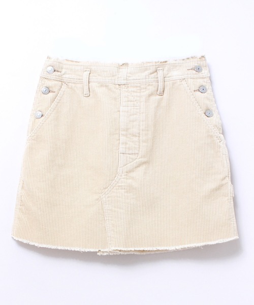 RNA（アールエヌエー）の「G1021 リメイク風コーデュロイミニスカート（スカート・レディース・オフホワイト/ミント/ブラウン・MEDIUM）」の22枚目の写真