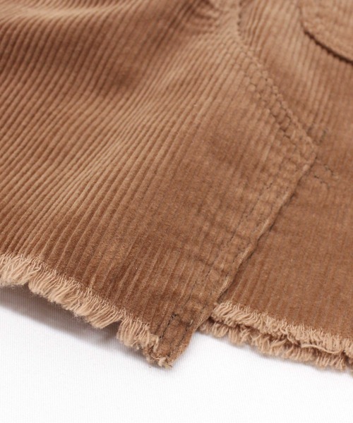 RNA（アールエヌエー）の「G1021 リメイク風コーデュロイミニスカート（スカート・レディース・オフホワイト/ミント/ブラウン・MEDIUM）」の21枚目の写真