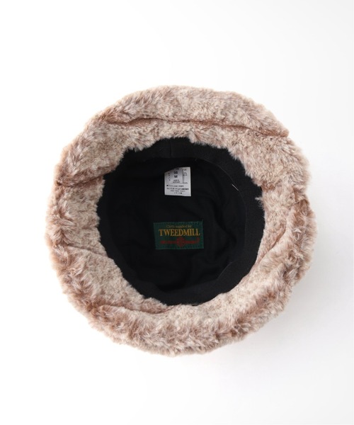 TWEED MILL(ツイードミル)の「【TWEEDMILL/ツイードミル】フェイクファーハット(ハット・レディース・ホワイト/ブラウン/グレー・FREE)」の8枚目の写真