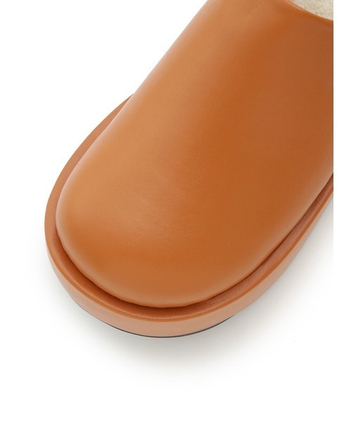 Mila Owen（ミラオーウェン）の「取り外しボアソール付きサボ（その他シューズ・レディース・キャメル/カーキ・38/36/37）」の5枚目の写真