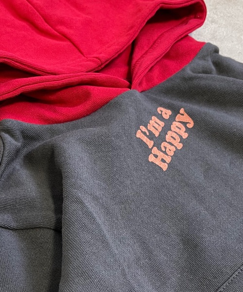 Life Support Products（ライフサポートプロダクツ）の「ワンポイント裏毛パーカー（90～150cm）（パーカー・キッズ・パープル/レッド/オフホワイト/グリーン/チャコール・90/100/110/120/130/95/140/150）」の11枚目の写真