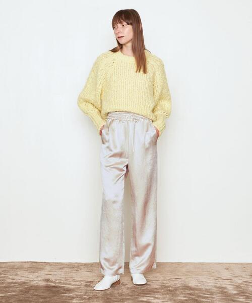 AEWEN MATOPH(イウエン マトフ)の「<AEWEN MATOPH(イウエン マトフ)>ACE サテン イージーパンツ(その他パンツ・レディース・ブラック/オフホワイト/クリーム・38/36)」の9枚目の写真