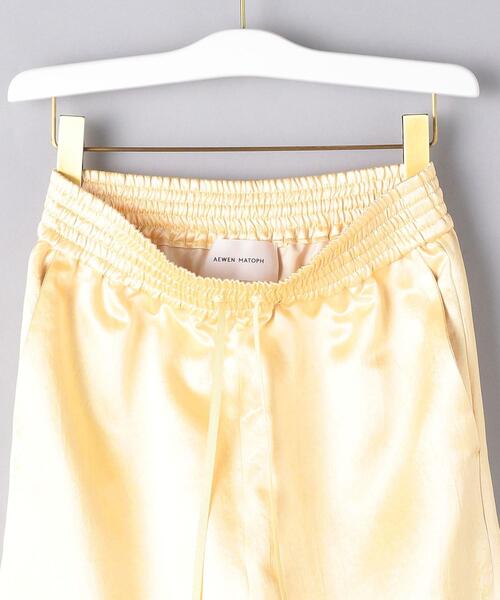 AEWEN MATOPH(イウエン マトフ)の「<AEWEN MATOPH(イウエン マトフ)>ACE サテン イージーパンツ(その他パンツ・レディース・ブラック/オフホワイト/クリーム・38/36)」の5枚目の写真