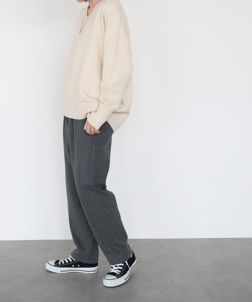 AMERICAN HOLIC（アメリカンホリック）の「シックツイードパンツ（その他パンツ・レディース・ブラック/ブラウン・S/M/L）」の6枚目の写真