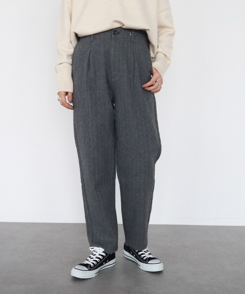AMERICAN HOLIC（アメリカンホリック）の「シックツイードパンツ（その他パンツ・レディース・ブラック/ブラウン・S/M/L）」の14枚目の写真
