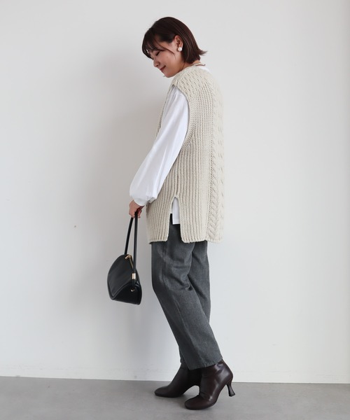 AMERICAN HOLIC（アメリカンホリック）の「シックツイードパンツ（その他パンツ・レディース・ブラック/ブラウン・S/M/L）」の11枚目の写真