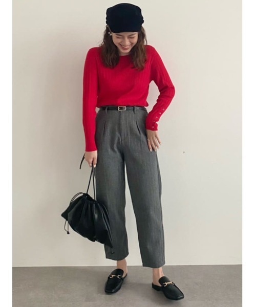 AMERICAN HOLIC（アメリカンホリック）の「シックツイードパンツ（その他パンツ・レディース・ブラック/ブラウン・S/M/L）」の18枚目の写真
