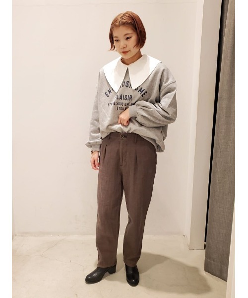 AMERICAN HOLIC（アメリカンホリック）の「シックツイードパンツ（その他パンツ・レディース・ブラック/ブラウン・S/M/L）」の21枚目の写真