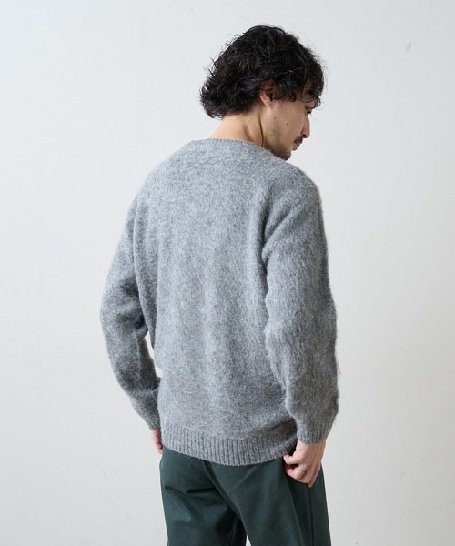 CIAOPANIC TYPY（チャオパニックティピー）の「モヘアライクシャギーニットプルオーバー（ニット/セーター・メンズ・オフホワイト/グレー/ダークグリーン/イエロー・MEDIUM/LARGE）」の16枚目の写真