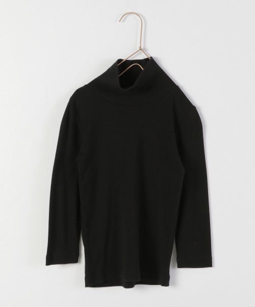 LOWRYS FARM(ローリーズファーム)の「ウォームカラータートルLS 229592(Tシャツ/カットソー・キッズ・ブラック/ブラウン/グリーン/オフホワイト・120cm/110cm/130cm)」の1枚目の写真
