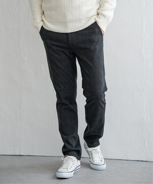 ikka（イッカ）の「【雑誌MonoMax12月号掲載】GOKU楽パンツ EASY STRETCH 起毛チェック5ポケット（その他パンツ・メンズ・グレー/ネイビー/グレー系その他/ダークネイビー/チャコール・XL/L/M/S）」の3枚目の写真