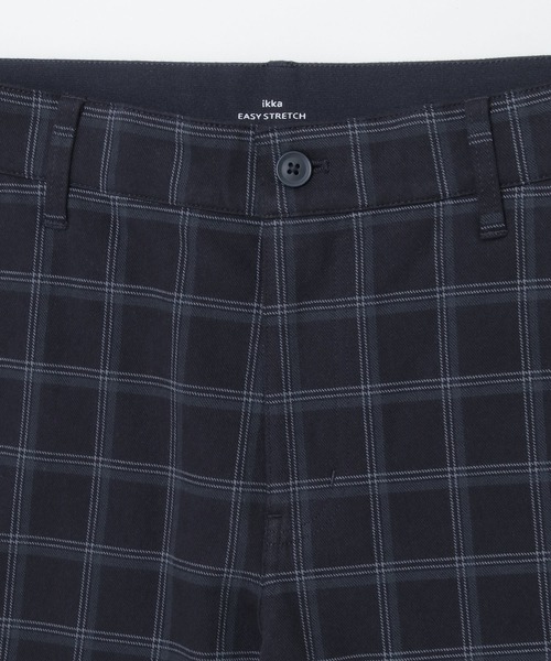 ikka（イッカ）の「【雑誌MonoMax12月号掲載】GOKU楽パンツ EASY STRETCH 起毛チェック5ポケット（その他パンツ・メンズ・グレー/ネイビー/グレー系その他/ダークネイビー/チャコール・XL/L/M/S）」の8枚目の写真