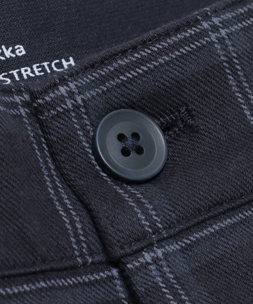 ikka（イッカ）の「【雑誌MonoMax12月号掲載】GOKU楽パンツ EASY STRETCH 起毛チェック5ポケット（その他パンツ・メンズ・グレー/ネイビー/グレー系その他/ダークネイビー/チャコール・XL/L/M/S）」の15枚目の写真