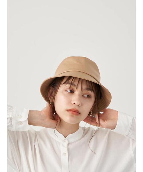 earth music&ecology（アースミュージックアンドエコロジー）の「フェイクレザーバケットハット＊（ハット・レディース・ブラック/ベージュ/ホワイト系その他2・FREE）」の14枚目の写真