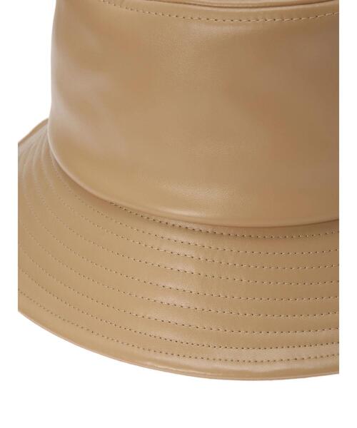 earth music&ecology（アースミュージックアンドエコロジー）の「フェイクレザーバケットハット＊（ハット・レディース・ブラック/ベージュ/ホワイト系その他2・FREE）」の21枚目の写真