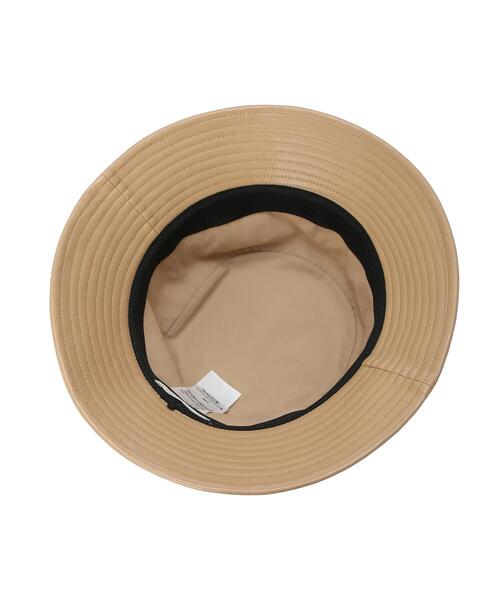 earth music&ecology（アースミュージックアンドエコロジー）の「フェイクレザーバケットハット＊（ハット・レディース・ブラック/ベージュ/ホワイト系その他2・FREE）」の20枚目の写真