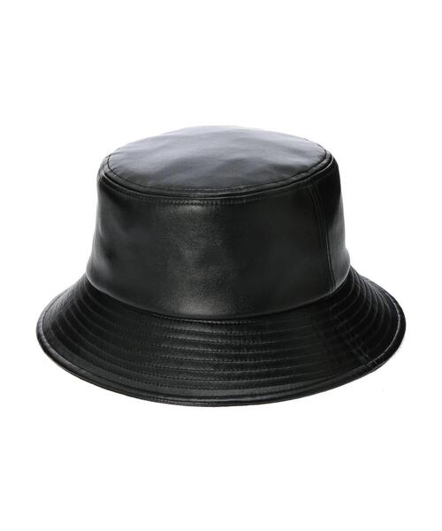 earth music&ecology（アースミュージックアンドエコロジー）の「フェイクレザーバケットハット＊（ハット・レディース・ブラック/ベージュ/ホワイト系その他2・FREE）」の19枚目の写真