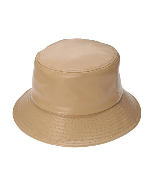 earth music&ecology（アースミュージックアンドエコロジー）の「フェイクレザーバケットハット＊（ハット・レディース・ブラック/ベージュ/ホワイト系その他2・FREE）」の18枚目の写真