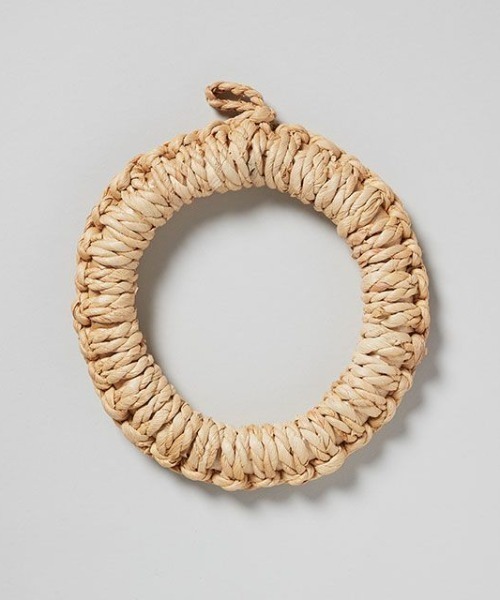 TODAY'S SPECIAL(トゥデイズスペシャル)の「丸輪鍋敷き 小/344138(ランチョンマット/テーブルウェア・レディース・ベージュ・M)」の1枚目の写真