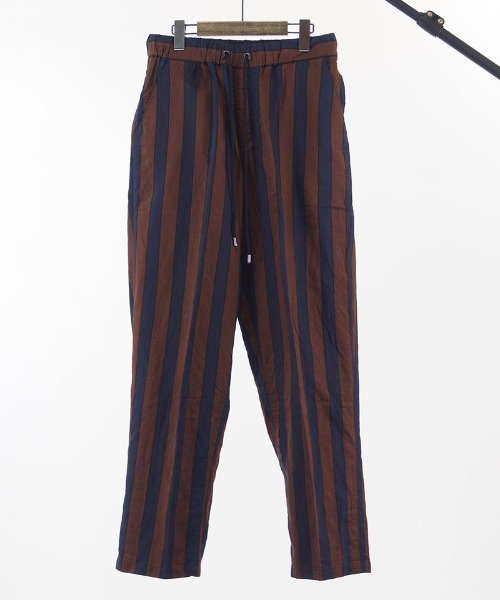 EGO TRIPPING(エゴトリッピング)の「mp9570- JOKER STRIPES TOURSERS トラウザーパンツ(その他パンツ・メンズ・ブラック×ブルー/オレンジ系その他・29/31/33)」の16枚目の写真