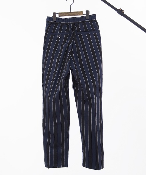 EGO TRIPPING(エゴトリッピング)の「mp9570- JOKER STRIPES TOURSERS トラウザーパンツ(その他パンツ・メンズ・ブラック×ブルー/オレンジ系その他・29/31/33)」の8枚目の写真