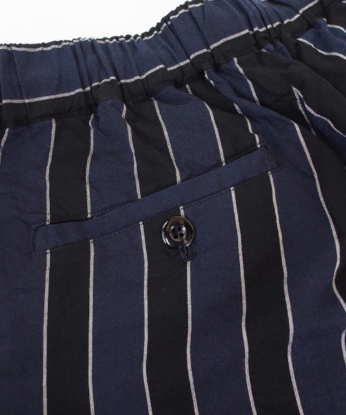 EGO TRIPPING(エゴトリッピング)の「mp9570- JOKER STRIPES TOURSERS トラウザーパンツ(その他パンツ・メンズ・ブラック×ブルー/オレンジ系その他・29/31/33)」の15枚目の写真