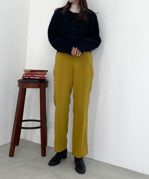 archives（アルシーヴ）の「センターシームカラーパンツ（その他パンツ・レディース・パープル/レッド/グリーン/ベージュ/イエロー・MEDIUM）」の20枚目の写真