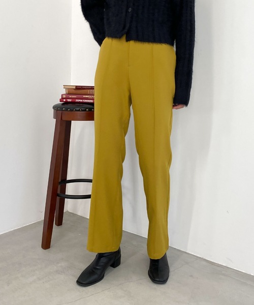 archives（アルシーヴ）の「センターシームカラーパンツ（その他パンツ・レディース・パープル/レッド/グリーン/ベージュ/イエロー・MEDIUM）」の22枚目の写真