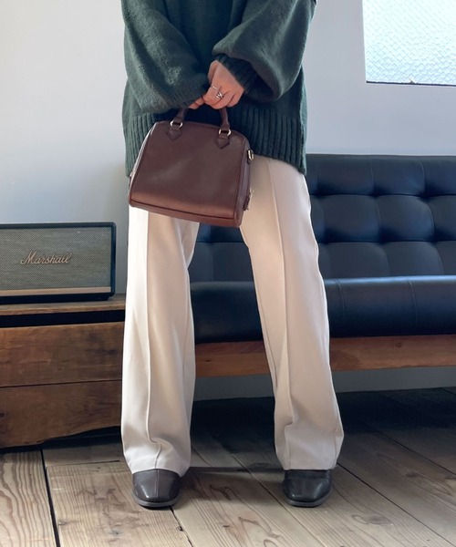 archives（アルシーヴ）の「センターシームカラーパンツ（その他パンツ・レディース・パープル/レッド/グリーン/ベージュ/イエロー・MEDIUM）」の8枚目の写真