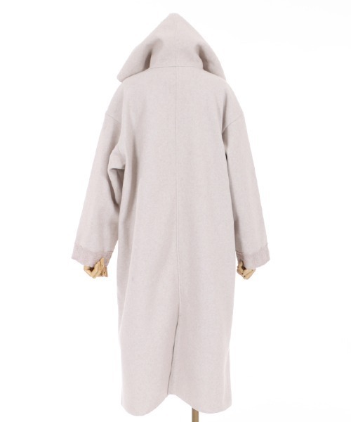 axes femme（アクシーズファム）の「ダブルフェイスコーディガン（ダッフルコート・レディース・モカ/チャコール/キナリ・MEDIUM）」の4枚目の写真