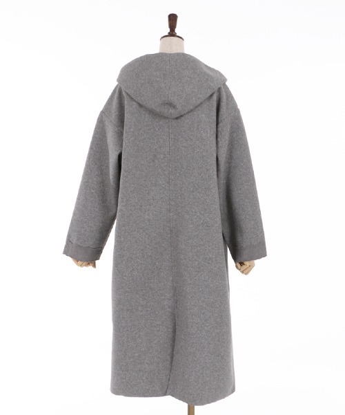 axes femme（アクシーズファム）の「ダブルフェイスコーディガン（ダッフルコート・レディース・モカ/チャコール/キナリ・MEDIUM）」の16枚目の写真