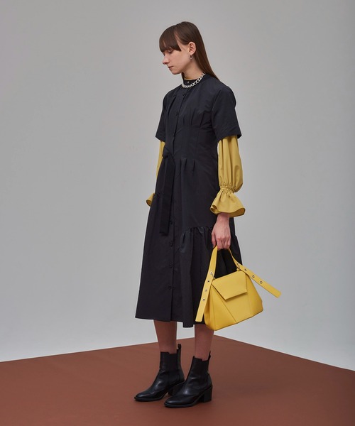 UNITED TOKYO(ユナイテッドトウキョウ)の「FRACTALミドルハンドルバッグ(ハンドバッグ・レディース・ブラック/イエロー・FREE)」の14枚目の写真