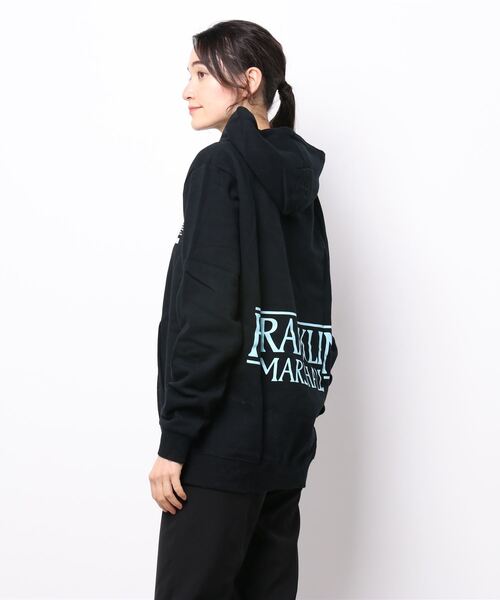 FRANKLIN & MARSHALL(フランクリンマーシャル)の「★FRANKLIN & MARSHALL★PRINTPK SIXSENSE - プリントパーカー(パーカー・レディース・ブラック/グレー・MEDIUM/LARGE/X-LARGE)」の9枚目の写真