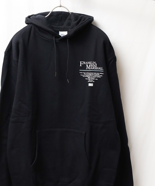FRANKLIN & MARSHALL(フランクリンマーシャル)の「★FRANKLIN & MARSHALL★PRINTPK SIXSENSE - プリントパーカー(パーカー・レディース・ブラック/グレー・MEDIUM/LARGE/X-LARGE)」の2枚目の写真