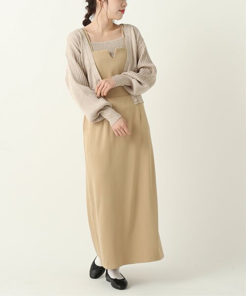 RAY CASSIN(レイカズン)の「メランジニットキャミ(キャミソール・レディース・ベージュ/パープル/ブルー・FREE)」の17枚目の写真