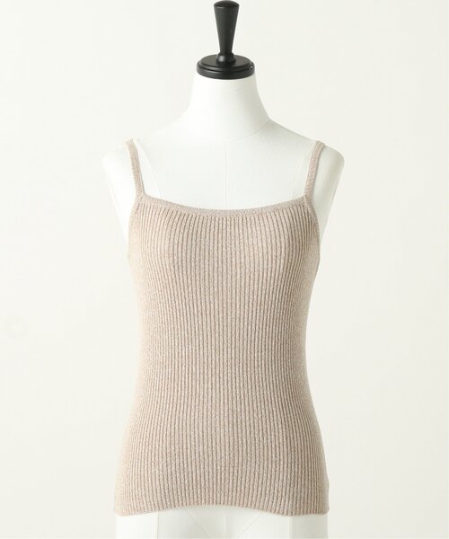 RAY CASSIN(レイカズン)の「メランジニットキャミ(キャミソール・レディース・ベージュ/パープル/ブルー・FREE)」の18枚目の写真