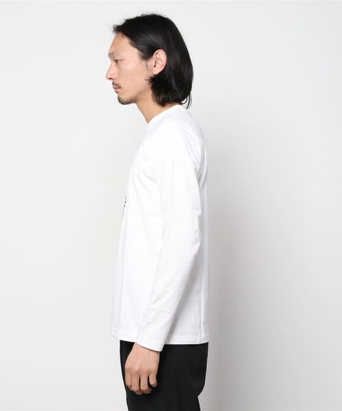 LOGOS(ロゴス)の「LOGOS/ロゴス キャンプアートプリント ロンT(Tシャツ/カットソー・メンズ・ホワイト/ネイビー/グレー/オリーブ/サックスブルー/イエロー・LL/M/L)」の13枚目の写真