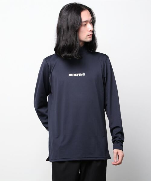 BRIEFING(ブリーフィング)の「MS TOUR LS HIGH NECK(Tシャツ/カットソー・メンズ・ネイビー/オリーブ/ホワイト/グレー/ブラック/ブルー・L/M)」の5枚目の写真