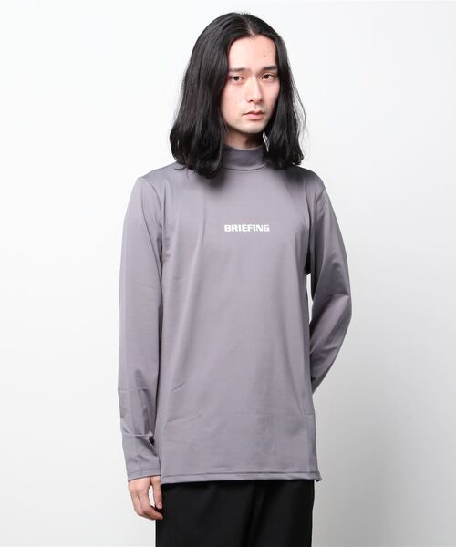BRIEFING(ブリーフィング)の「MS TOUR LS HIGH NECK(Tシャツ/カットソー・メンズ・ネイビー/オリーブ/ホワイト/グレー/ブラック/ブルー・L/M)」の3枚目の写真