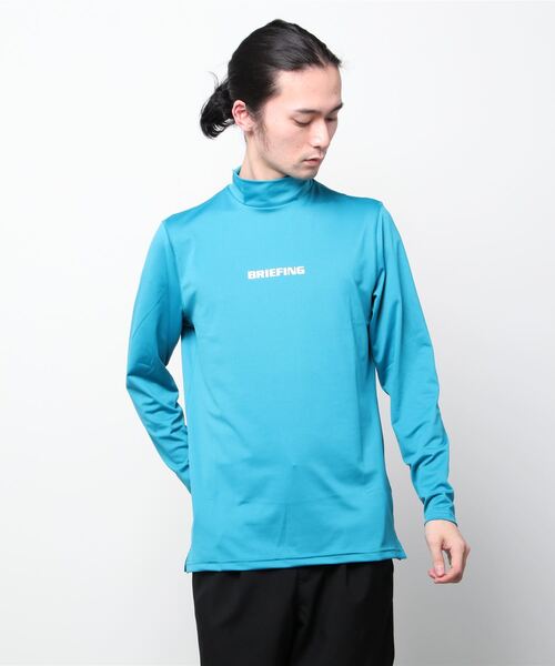 BRIEFING(ブリーフィング)の「MS TOUR LS HIGH NECK(Tシャツ/カットソー・メンズ・ネイビー/オリーブ/ホワイト/グレー/ブラック/ブルー・L/M)」の6枚目の写真