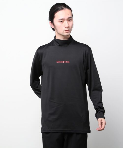 BRIEFING(ブリーフィング)の「MS TOUR LS HIGH NECK(Tシャツ/カットソー・メンズ・ネイビー/オリーブ/ホワイト/グレー/ブラック/ブルー・L/M)」の2枚目の写真