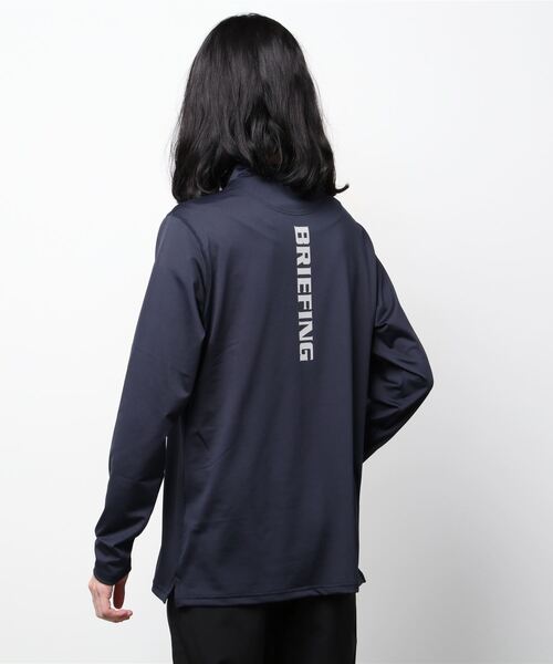 BRIEFING(ブリーフィング)の「MS TOUR LS HIGH NECK(Tシャツ/カットソー・メンズ・ネイビー/オリーブ/ホワイト/グレー/ブラック/ブルー・L/M)」の8枚目の写真