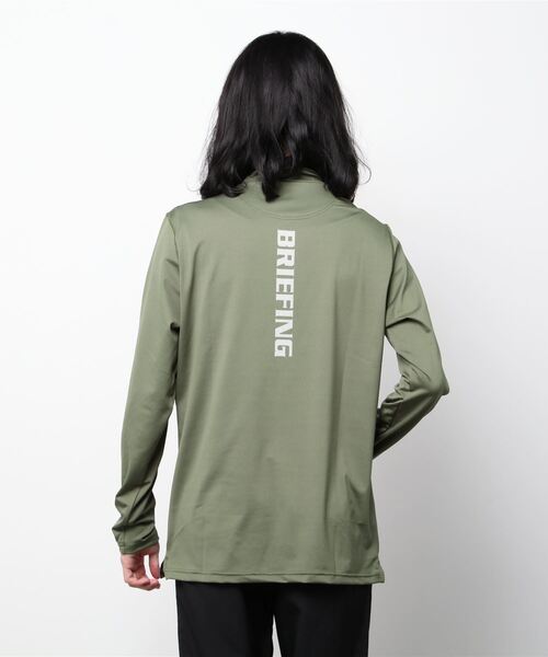 BRIEFING(ブリーフィング)の「MS TOUR LS HIGH NECK(Tシャツ/カットソー・メンズ・ネイビー/オリーブ/ホワイト/グレー/ブラック/ブルー・L/M)」の9枚目の写真