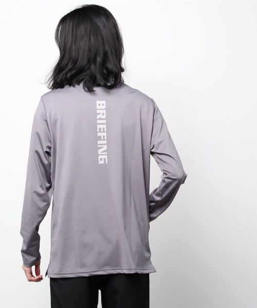 BRIEFING(ブリーフィング)の「MS TOUR LS HIGH NECK(Tシャツ/カットソー・メンズ・ネイビー/オリーブ/ホワイト/グレー/ブラック/ブルー・L/M)」の10枚目の写真