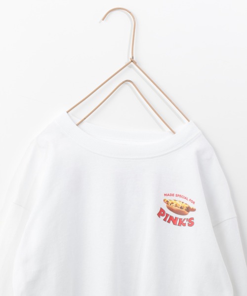 LOWRYS FARM(ローリーズファーム)の「PINK'sメニュープリントTシャツ 264313(Tシャツ/カットソー・キッズ・オフホワイト/ブルー・110cm/120cm/130cm/140cm/150cm)」の16枚目の写真