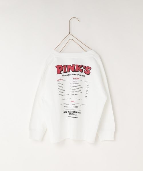 LOWRYS FARM(ローリーズファーム)の「PINK'sメニュープリントTシャツ 264313(Tシャツ/カットソー・キッズ・オフホワイト/ブルー・110cm/120cm/130cm/140cm/150cm)」の19枚目の写真