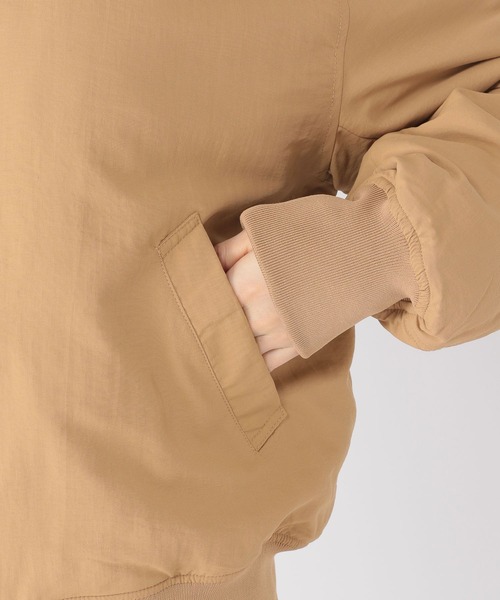 studio CLIP（スタディオクリップ）の「MA-1ブルゾン（MA-1・レディース・アイボリー/カーキ/ベージュ・LARGE/MEDIUM）」の22枚目の写真