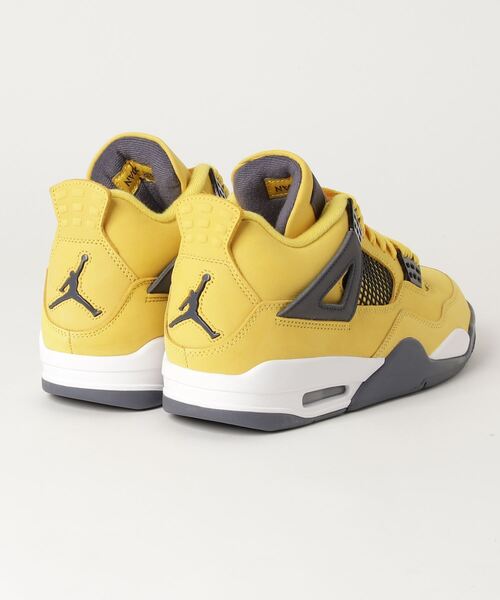 NIKE（ナイキ）の「NIKE AIR JORDAN 4 RETRO CT8527-700（スニーカー・メンズ・イエロー・27cm/27.5cm/26.5cm）」の2枚目の写真