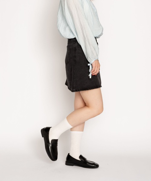 SVEC(シュベック)の「かかとが踏める スクエアトゥ コインローファー(ローファー・レディース・ブラック/ブラウン・39/36/35/38/37)」の20枚目の写真